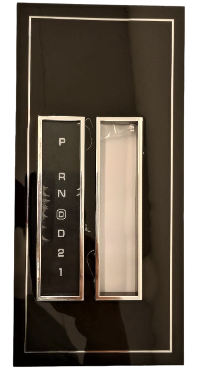78-87 Cutlass/442/Calais Chrome and Black Top Shifter Plate GM 558553